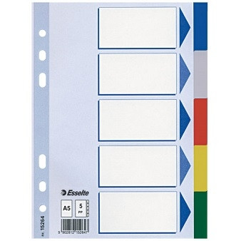 Blankoregister aus Polypropylen