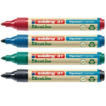 Flipchartmarkerset 31 EcoLine 