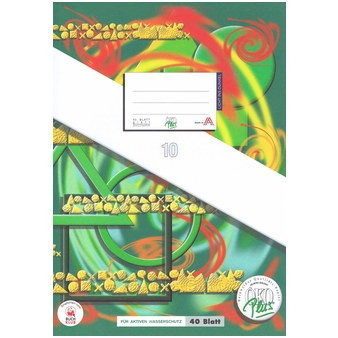 Standardhefte A4, 40 Blatt