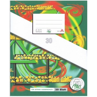 Standardhefte Quart, 20 Blatt