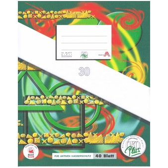 Standardhefte Quart, 40 Blatt