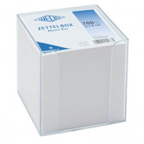 Zettelbox mit Füllung