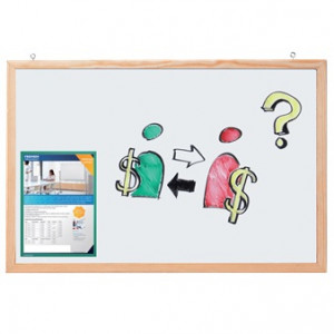 Memoboards mit Holzrahmen