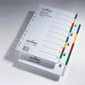 Blankoregister aus Polypropylen