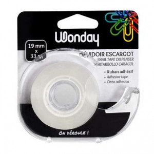 Abroller mit 19 mm Klebeband 33 m lang